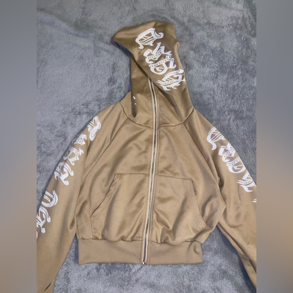 Fully Zip Up Hoodie W Graphic Design